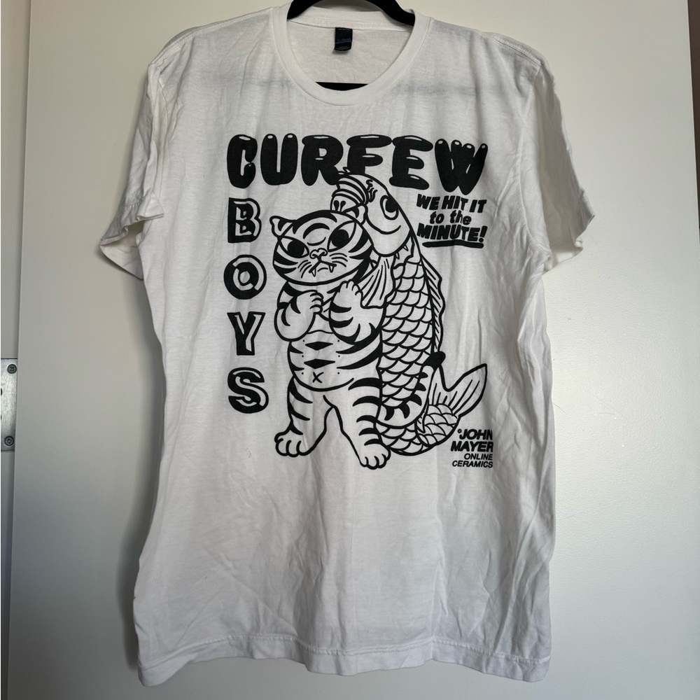 John Mayer x Online Ceramics - Curfew Boys T-Shirt - Size Large